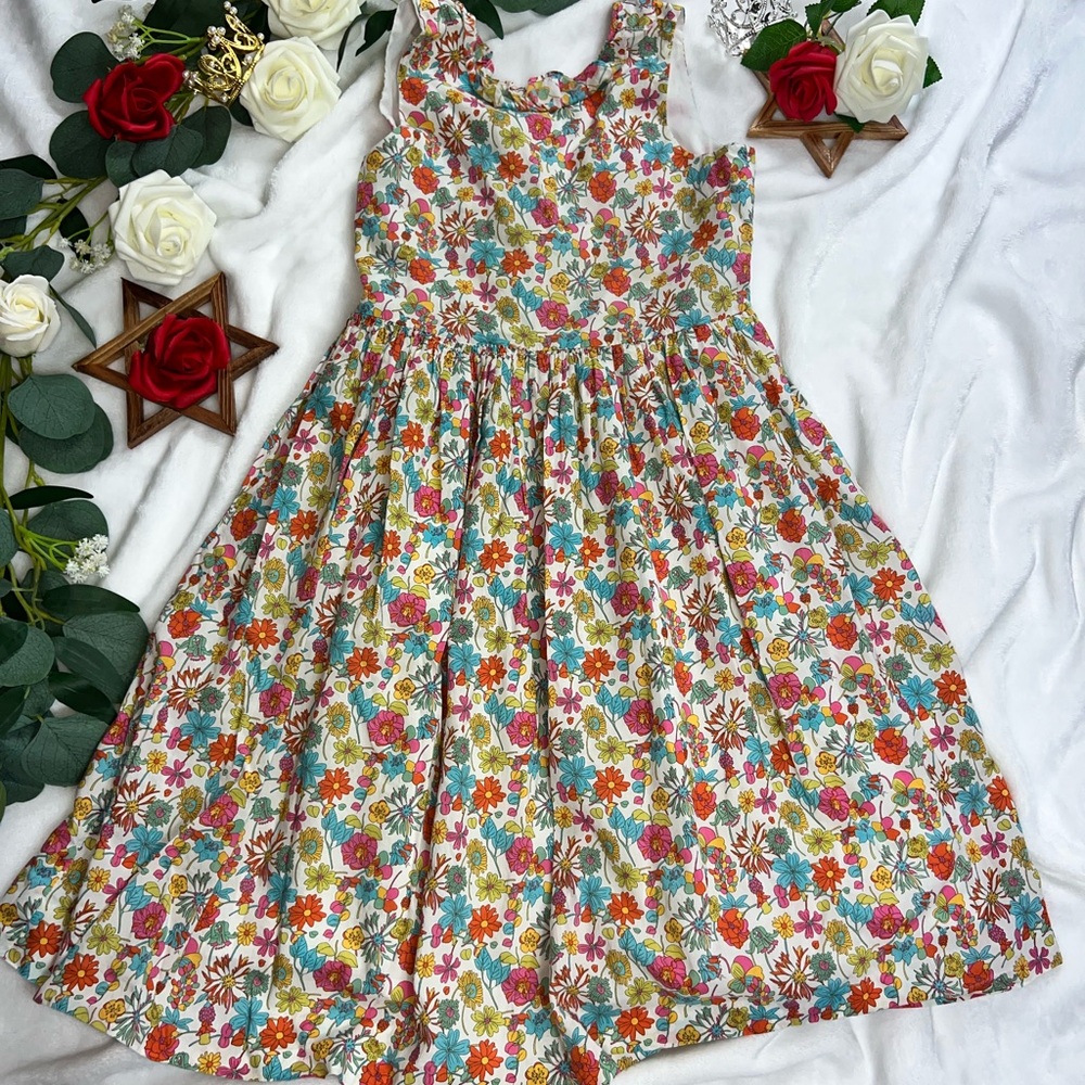 Papo d'Anjo Multicolor Floral Dress